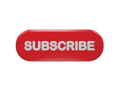 Subscribe Button Icon 3d Element 12689023 Vector Art At Vecteezy