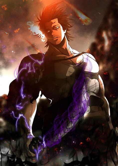 Yami Poster Picture Metal Print Paint By Hans Skon Displate Black Clover Anime Black