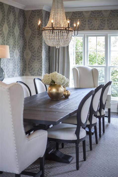 Neutral Tone Luxury And Glam Dining Room Collection Livingroomdecor