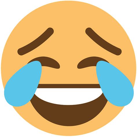Face With Tears Of Joy Emoji Sticker Emoticon Emoji Png Download