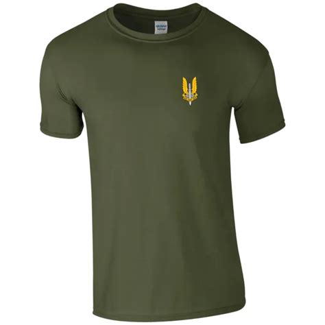 Sas Who Dares Wins T Shirt Premium Quality Embroidered Large Print To Rear £14 49 Picclick Uk