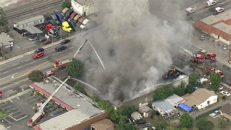 Commercial Structure Burns In ‘very Large Second Alarm Fire In City Of