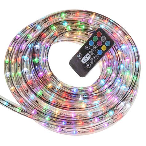 100ft Rbg Color Changing Rope Light With Controller — Led Rope Lights