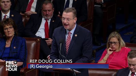Watch Rep Collins Full Closing Statement Ahead Of House Impeachment Vote Trump Impeachment