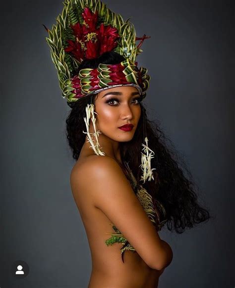 Ori Tahiti Hawaiian Woman Polynesian Girls Beauty Girl