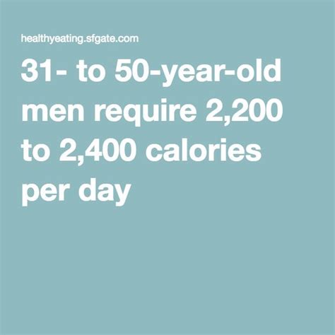 Feeling unsure how much to feed your new pet? How Many Calories Does an Average Male Need Every Day ...