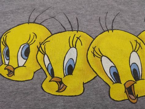Vintage 90s Tweety Birds Head Looney Tunes Cartoon Etsy