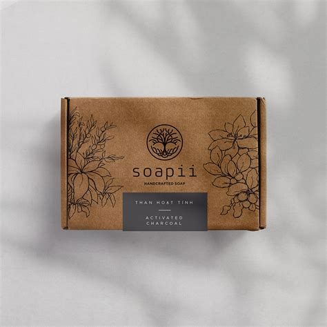Minimalistic Packaging Design For Handcrafted Soaps Manufacturer