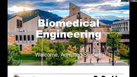 Cu Boulder Biomedical Engineering Major Overview Youtube