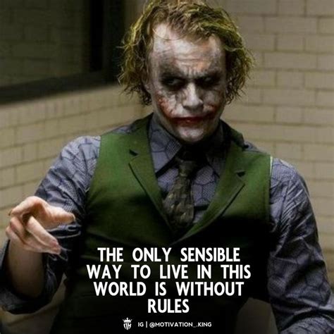 Attitude Quotes From Joker On World By Motivation King Best Joker