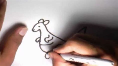 Como Dibujar Un Canguro L How To Draw Kangaroo Youtube