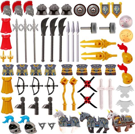 66 Pcs Weapon Pack Military Army Weapons And Accessories Compatible