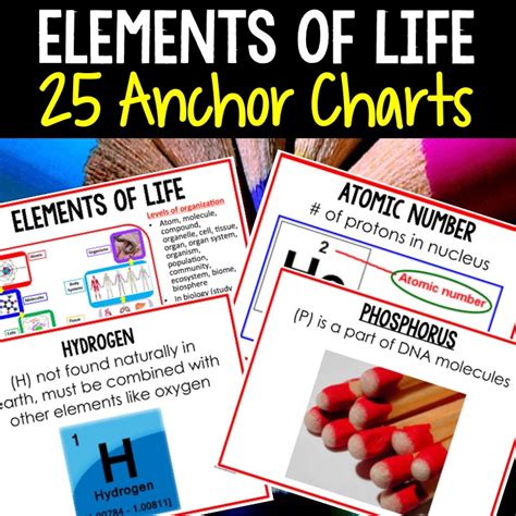 Life Science Anchor Charts Posters Classroom Decor