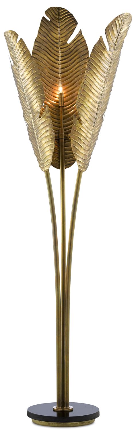 Currey And Company Tropical Floor Lamp In 2021 Tropical Floor Lamps