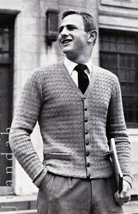 1950s Men Retro Fashion Sweaters Pictures Photos Patterns Vintage