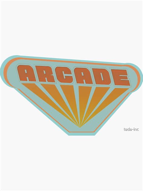 Madmax Stranger Things Arcade Sign Sticker By Tada Inc Redbubble