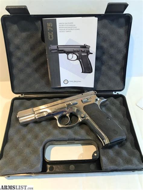 Armslist For Sale Cz 75b Polished Stainless Steel