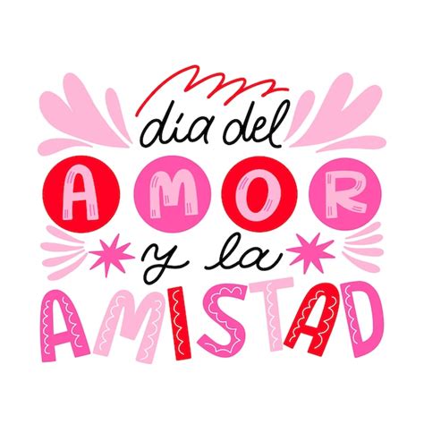 Flache Textillustration Dia Del Amor Y La Amistad Kostenlose Vektor