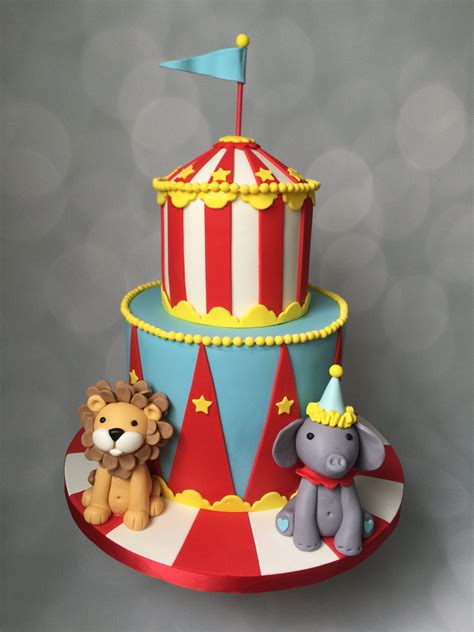 Such A Cute Circus Cake Carnival Birthday Cakes Circus Birthday Hot Sex Picture