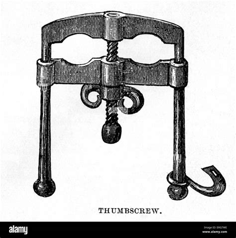Thumbscrew Hi Res Stock Photography And Images Alamy