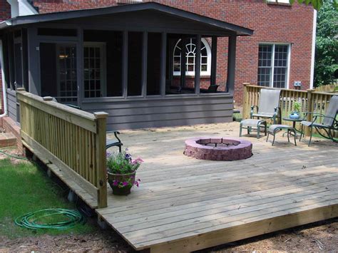 How To Build An Outdoor Fireplace On A Wood Deck Diy