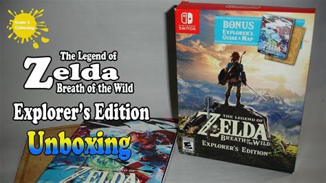 The Legend Of Zelda Breath Of The Wild Explorers Edition Switch