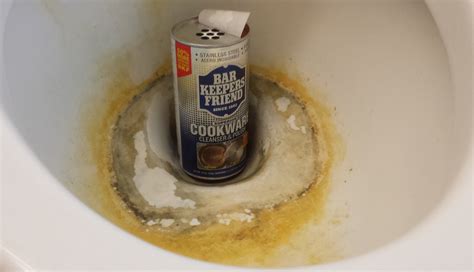 How To Clean Hard Water Stains And Rust From A Toilet Bowl Bar Keepers