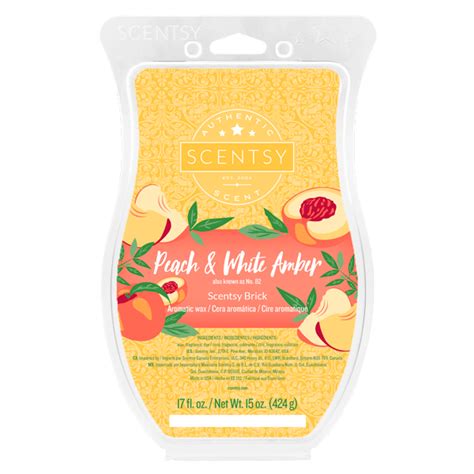 Peach And White Amber Scentsy Brick Scentsy® Buy Online Scentsy