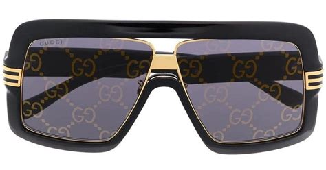 Gucci Gg Lens Sunglasses In Black Lyst