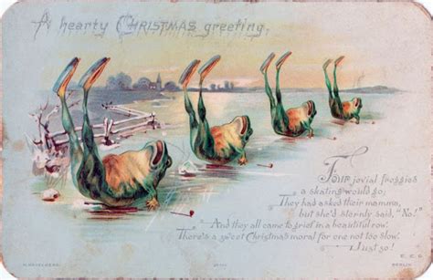 25 Bizarre And Creepy Vintage Christmas Cards From The Victorian Era