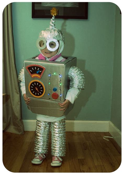How To Make Robot Costume For Halloween Anns Blog