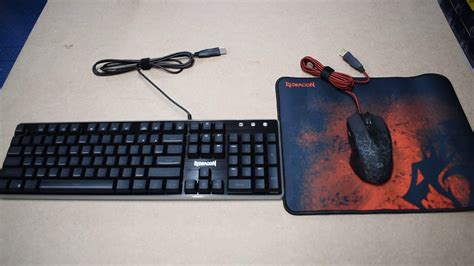 Reddragon S107 Gaming Essentials Keyboard Mouse Mousepad Youtube