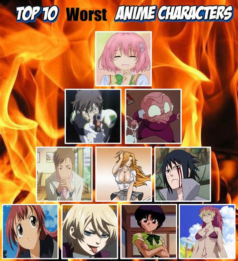 New Meme Top 10 Worst Anime Characters By Ryogaokumura On