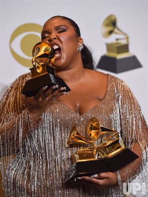 Lizzo Wins Awards At The 62nd Annual Grammy Awards In Los Angeles