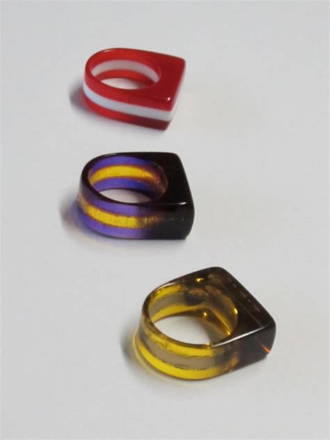 Laser Cut Jewelry Layered Acrylic Rings 4 Steps With Pictures