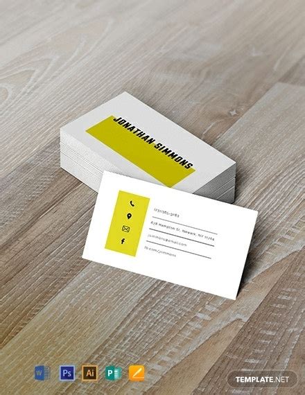 service business card templates illustrator ms word pages