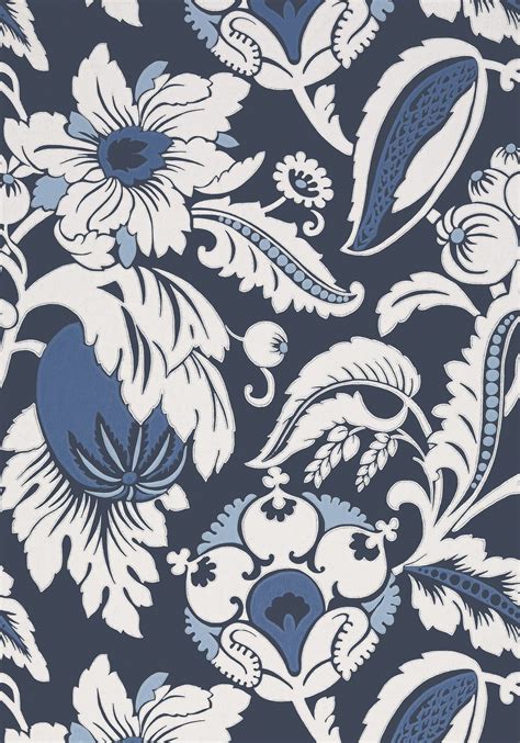 New From From Anna French Wallcovering And Its Gorgeous Navy