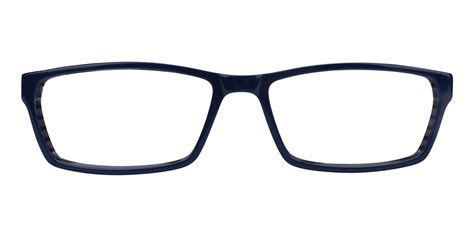 Brandon Rectangle Eyeglasses In Black Sllac