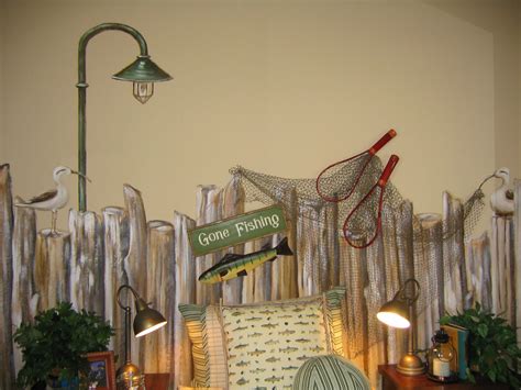 Fishing Themed Room Copyright © 2011 Art Couture All Rights Reserved