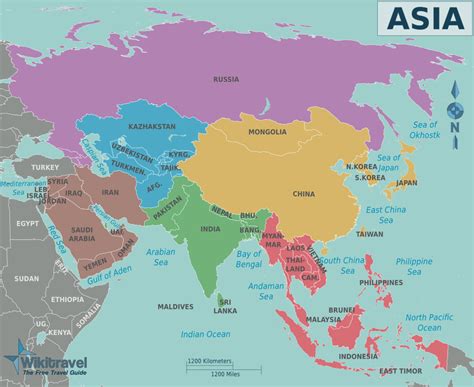 Asia Political Map Full Size