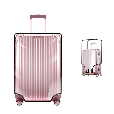 Clear Pvc Suitcase Cover Protectors 20 22 24 26 28 30 Inch Pvc