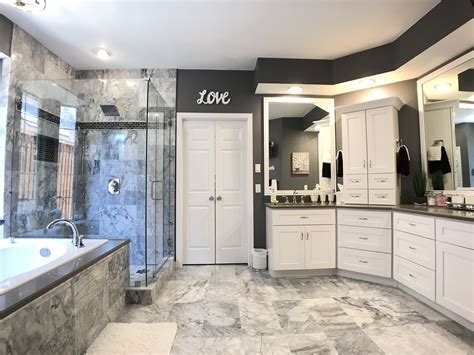Marble Bathroom In Plano Tx National Renovation Bathrooms Remodel