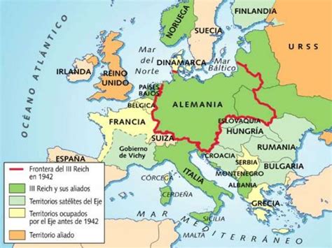 Mapa De La Segunda Guerra Mundial