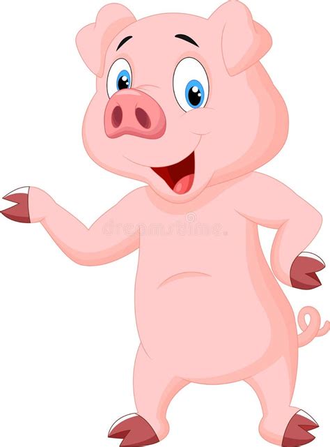 Cartoon Pig Stock Illustrations 74870 Cartoon Pig Stock