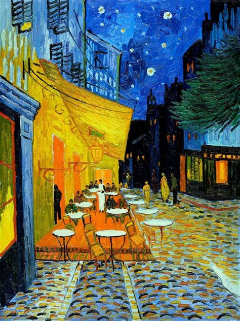Cafeter A En La Terraza Nocturna Vincent Van Gogh Es Van Gogh