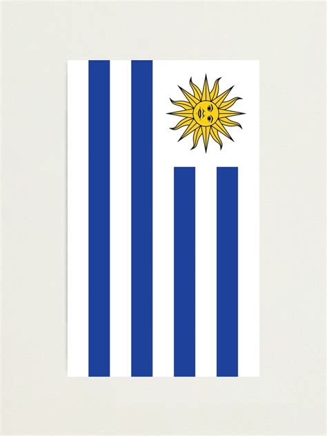 Lámina Fotográfica Bandera De La Bandera De Uruguay De Stoopiditees Redbubble