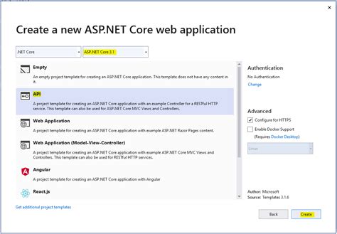 Creating An Asp Net Core 3 1 Visual Studio Project With Sample Carl