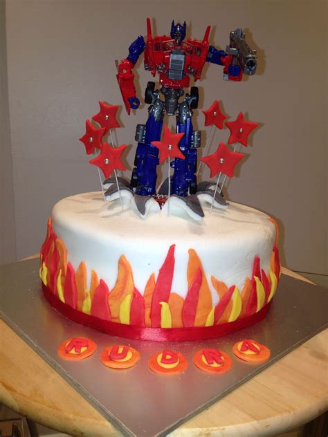 Optimus Prime Transformers Cake Love Cake Eggless Cake Cake Decorating
