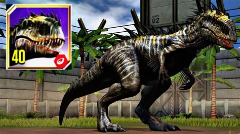 Indominus Rex Gen 2 Max Level 40 Jurassic World The Game Youtube