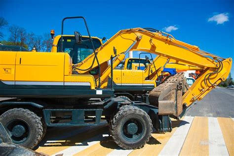 Road Construction Equipment Stock Image Image Of Bulldozer Equipment